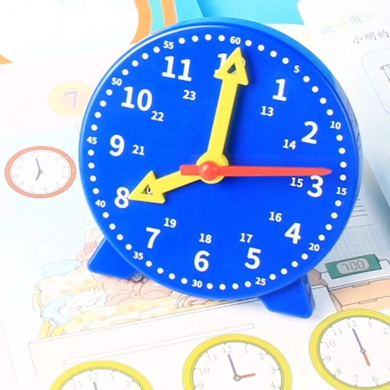 Kids Learning Clock Educational Time Teaching Toy