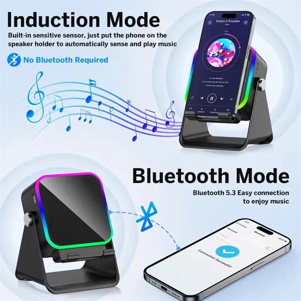 Magnetic Bluetooth Speaker Phone Stand