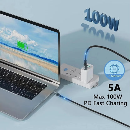USB-C to USB-C 100W PD Fast Charging Cable