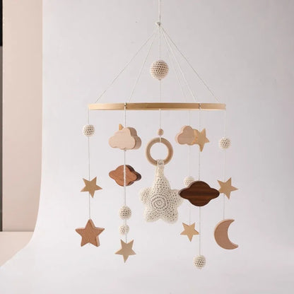 Wooden Baby Crib Mobile