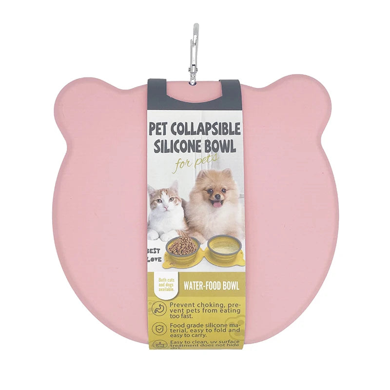 Foldable Silicone Pet Travel Bowl