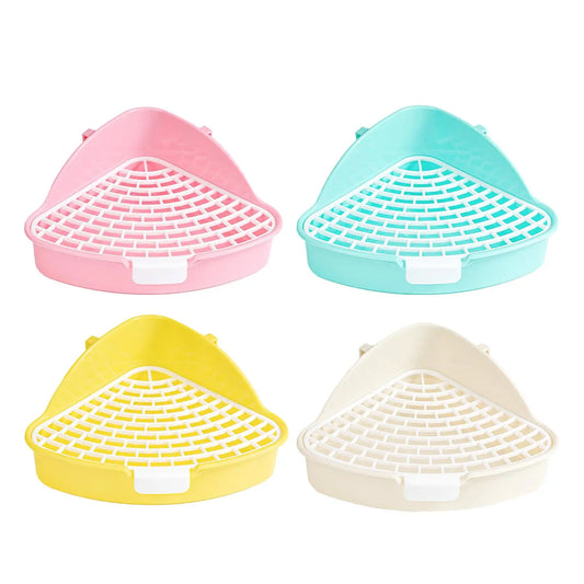 Corner Rabbit Litter Tray for Small Animals