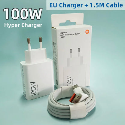 Xiaomi 100W HyperCharge Fast Charger with Type-C Cable