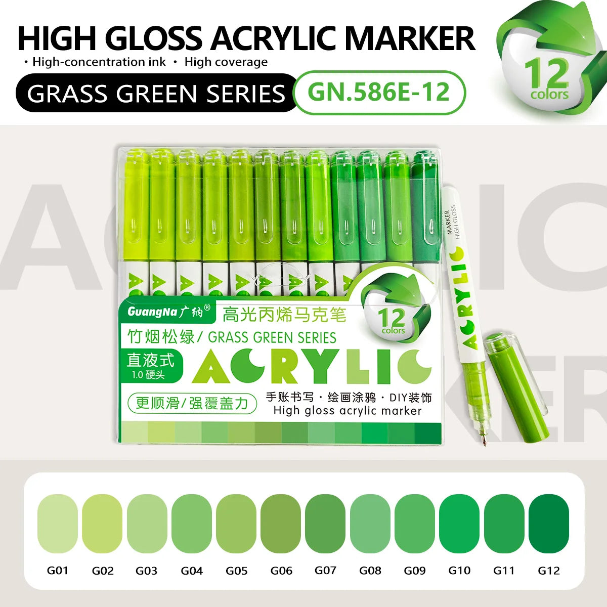 High Gloss Acrylic Paint Markers