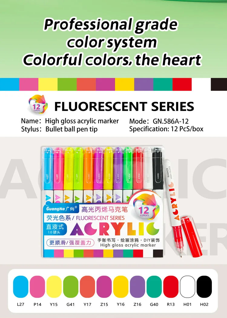 High Gloss Acrylic Paint Markers