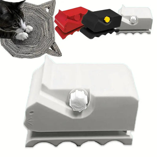 Cat-Shaped Cardboard Cutter for DIY Cat Scratchers