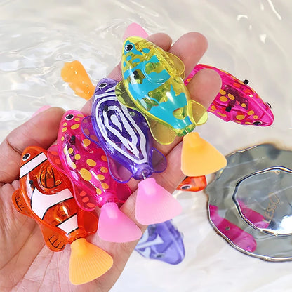 Interactive Floating Fish Cat Toy Set