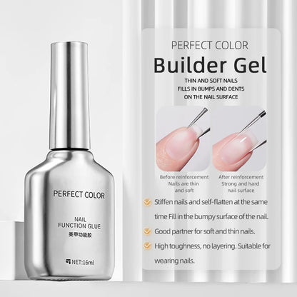PERFECT COLOR No Wipe Gel Base & Top Coat Set