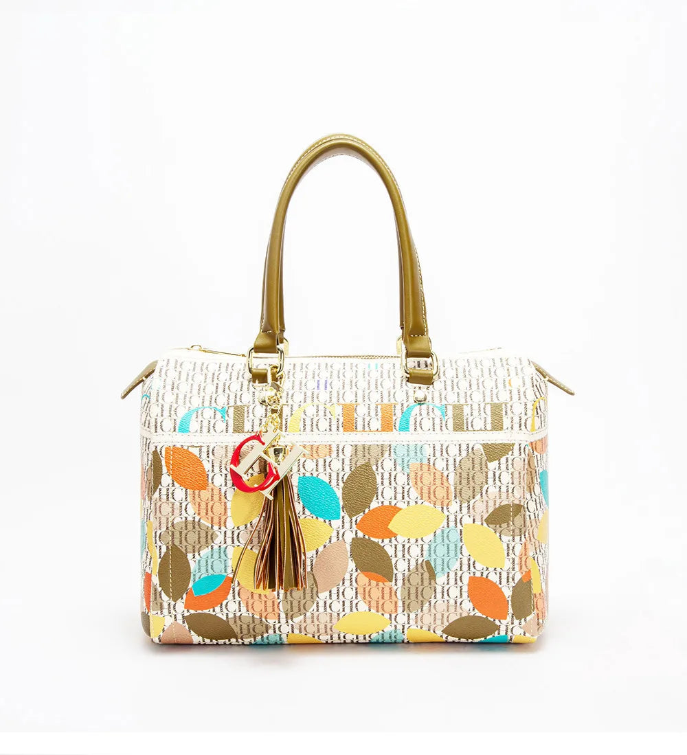 Floral Print Large Capacity Tote Handbag
