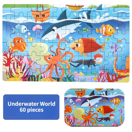 Underwater World 60 Pieces Puzzle