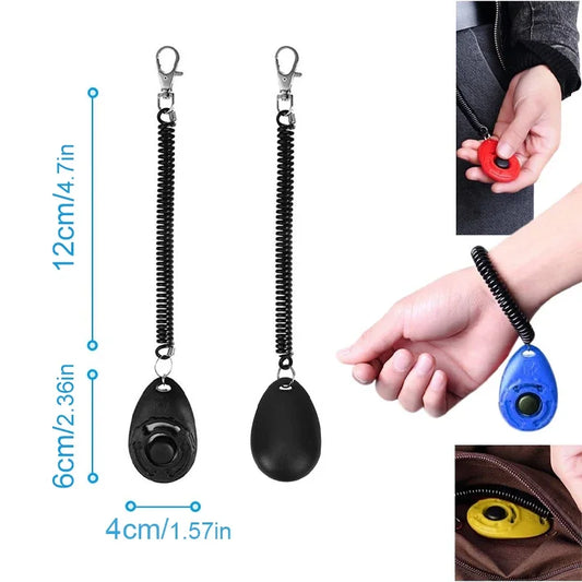 Pet Training Clicker with Wrist Strap