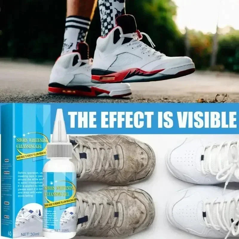 White Shoe Cleaning & Whitening Gel Kit