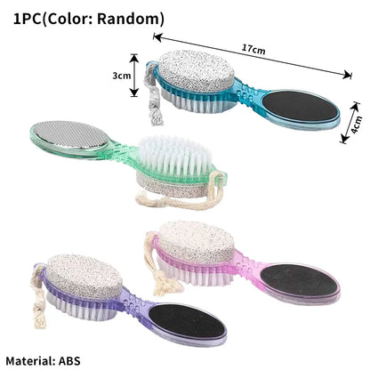 4-in-1 Pedicure Foot Care Tool with Pumice & Callus Remover