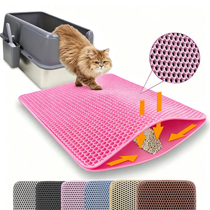 Double-Layer Waterproof Cat Litter Mat