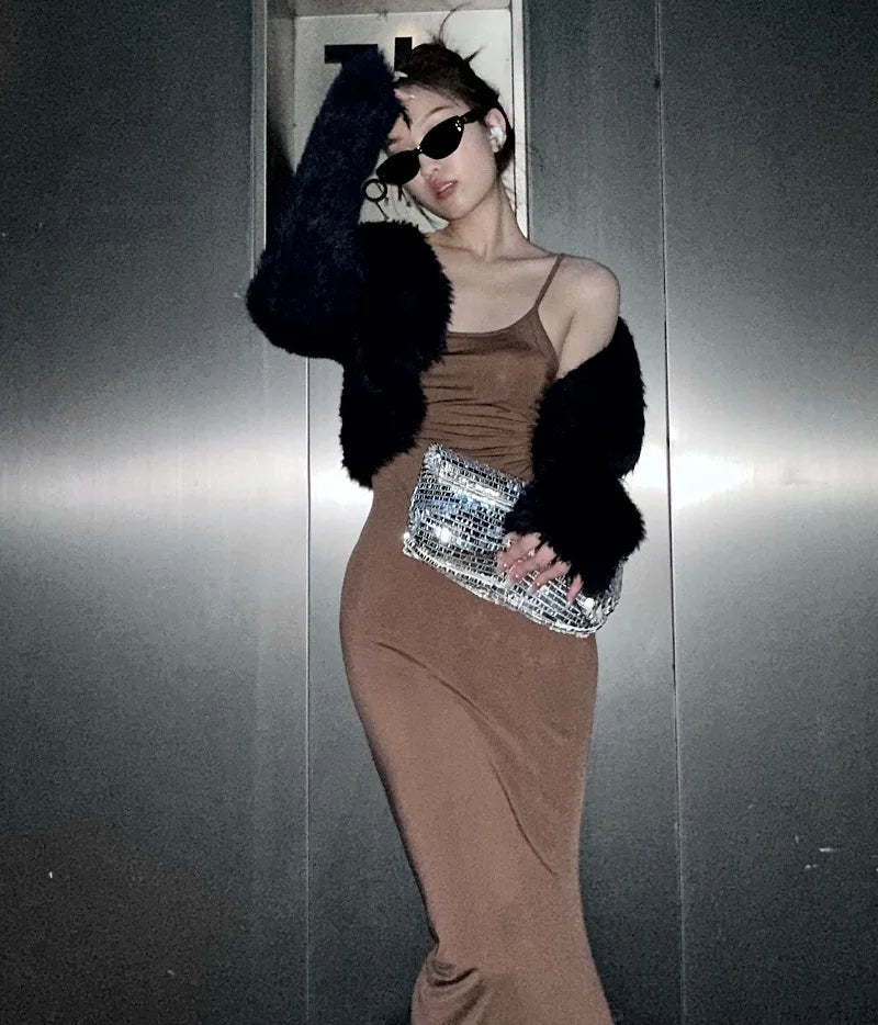 Women’s Sequin Envelope Clutch Bag
