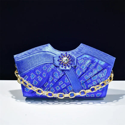 Luxury Rhinestone Evening Clutch Bag