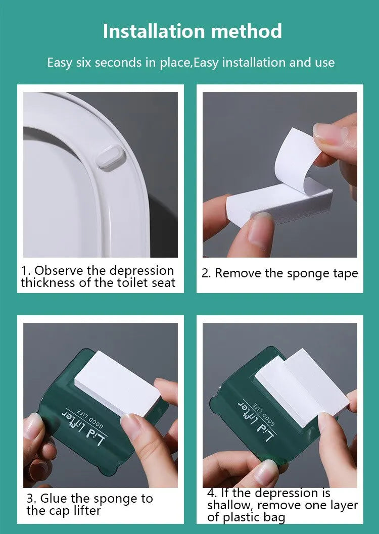 Hygienic Toilet Seat Lifting Device