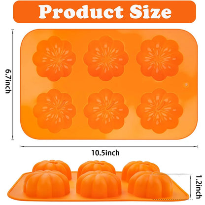 Reusable Food Grade Pumpkin Silicone Baking Mold