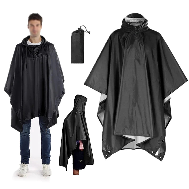3-in-1 Tactical Rain Poncho