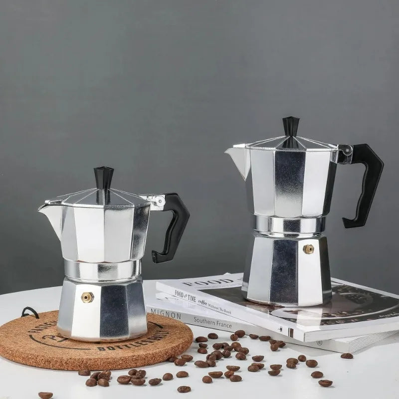 Classic Aluminum Moka Pot Espresso Maker