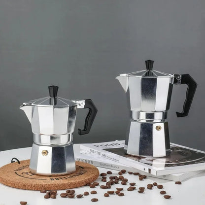 Classic Aluminum Moka Pot Espresso Maker