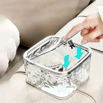 Clear Acrylic Hair Accessories Organizer Box