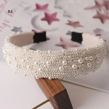 Pearl Hair Strap Headband for Women & Girls