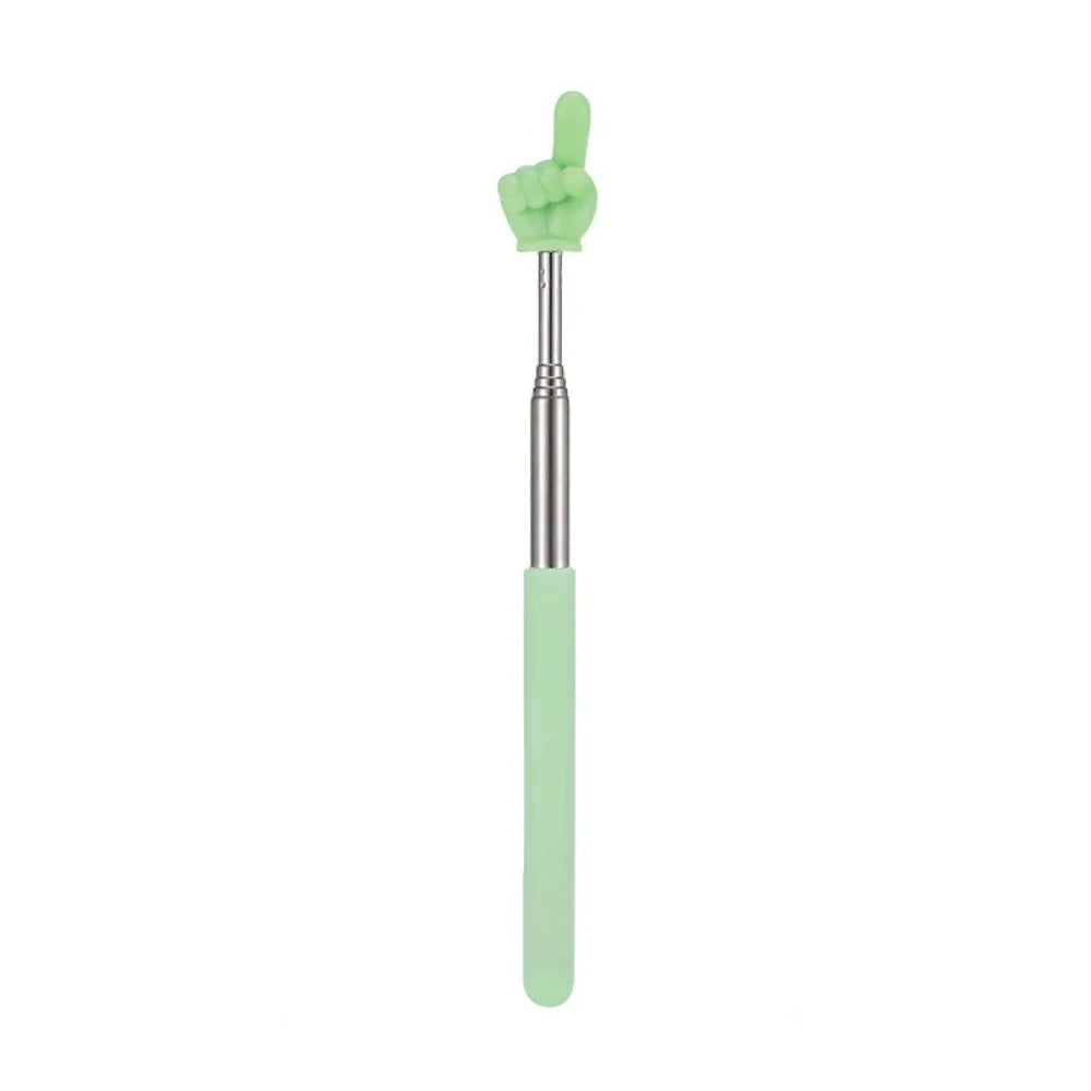 Stainless Steel Telescopic Teaching Pointer with Finger Tip