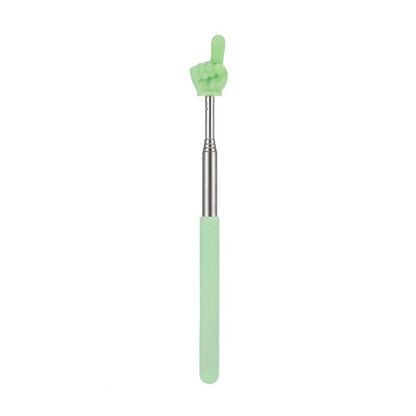 Stainless Steel Telescopic Teaching Pointer with Finger Tip
