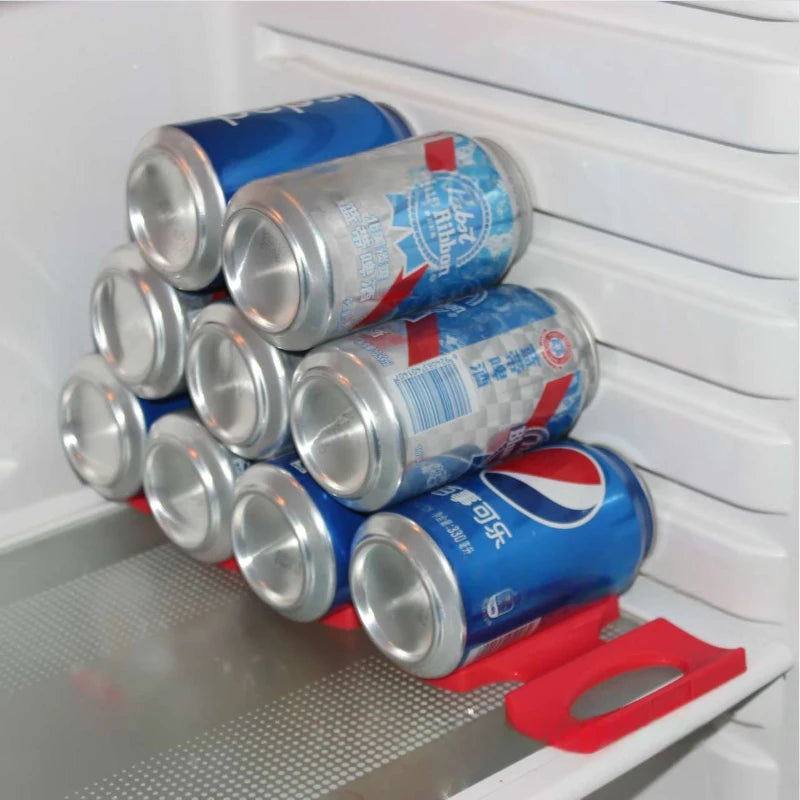 Silicone Fridge Can & Bottle Organizer Mat