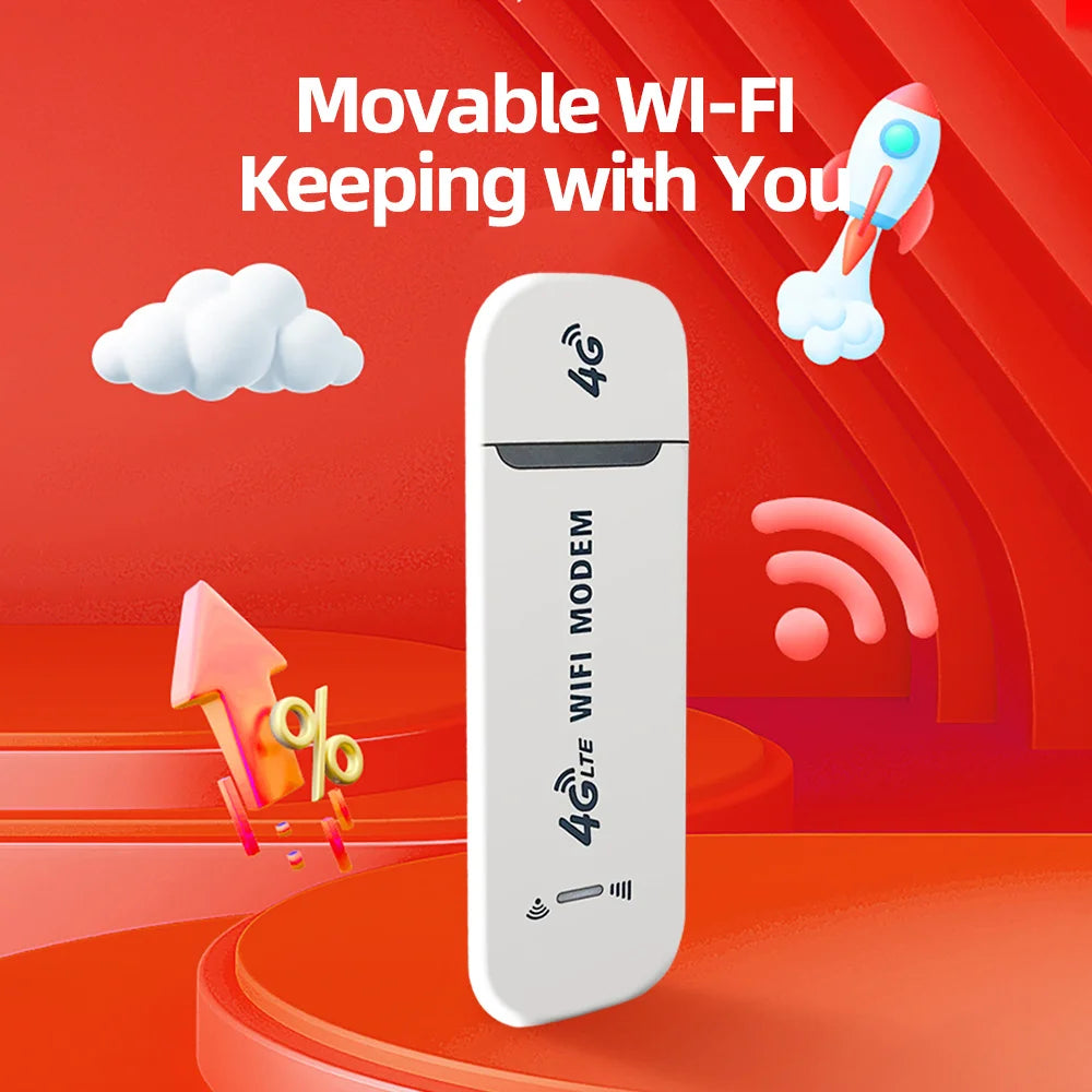 Portable 150Mbps SIM Card Mobile Broadband Adapter