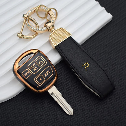 2/3 Buttons TPU Car Key Case Cover For Toyota FJ Cruiser Land 2008-2014 Yaris