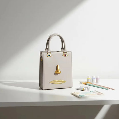 Vintage Mini PU Leather Crossbody Tote Bag