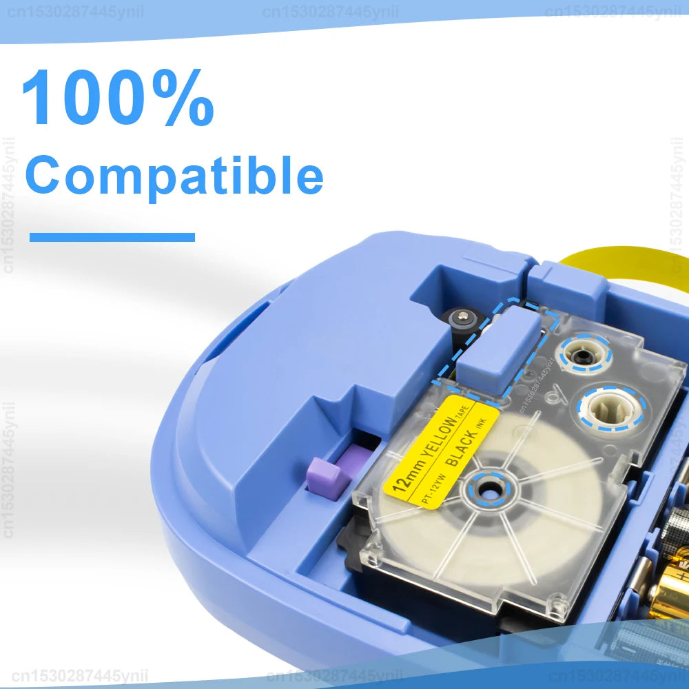 Compatible Label Tape for Casio Label Makers