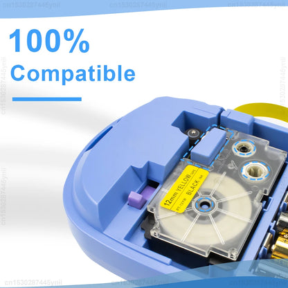 Compatible Label Tape for Casio Label Makers