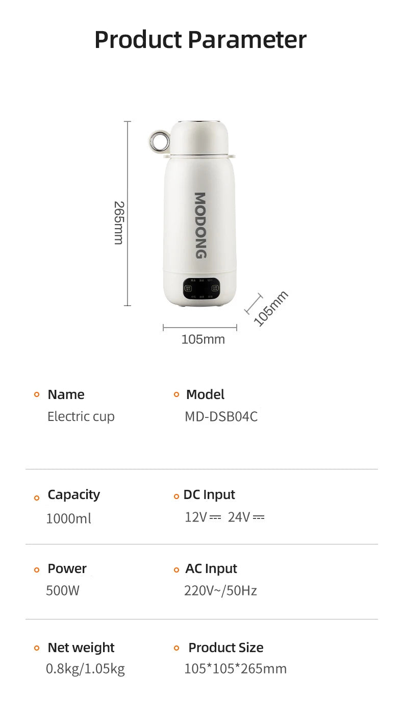 Portable Electric Travel Kettle