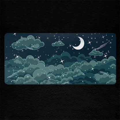Anime Gaming Mouse Pad Skyscape Desk Mat