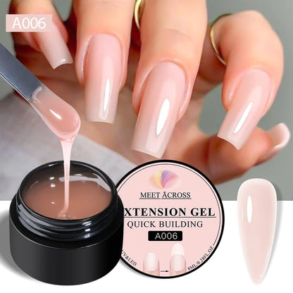 MEET ACROSS 8ML Aurora Extension Gel Polish