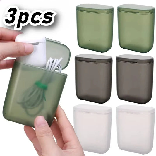 Portable Cable & Earphone Storage Organizer Box