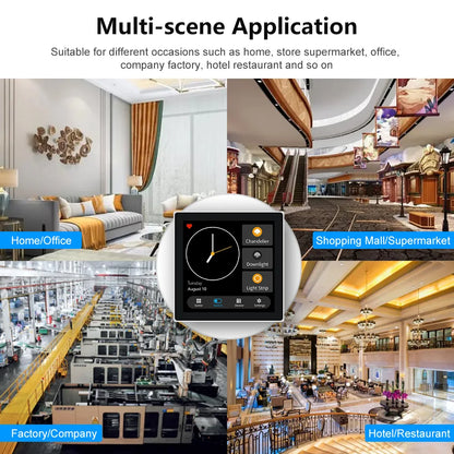 Smart Zigbee Touch Screen Scene Control Panel
