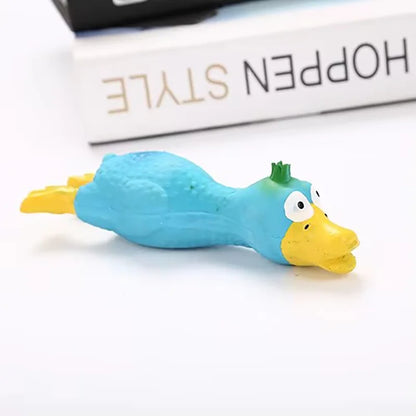 Natural Latex Chicken Squeaky Dog Chew Toy