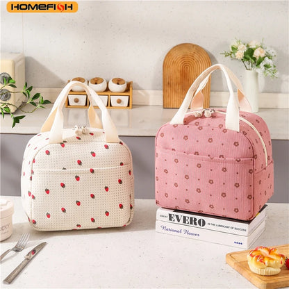 Floral Insulated Lunch Bag