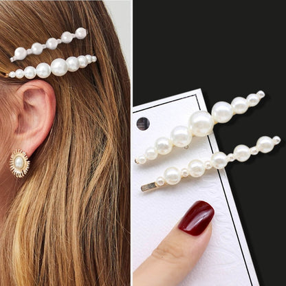 1Set Handmade Pearls Hair Clips Pin