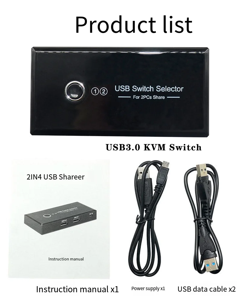 USB 3.0 Sharing Switch for 2 Computers
