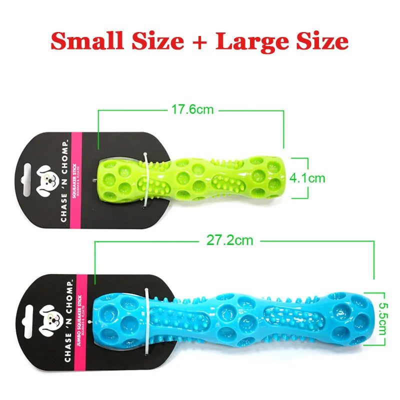 Caitec Squeaky Spring Dog Stick Toy