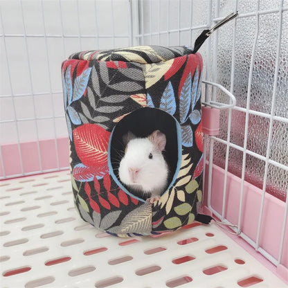 Hamster Hanging House & Soft Cotton Hammock for Small Animals