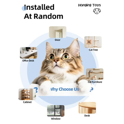 Electronic Door Hanging Cat Toy