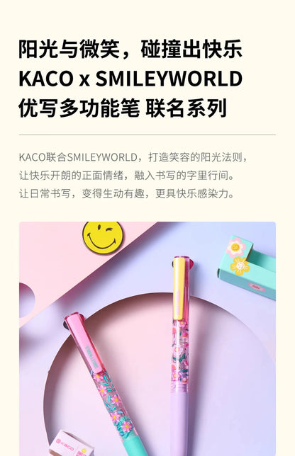 0.5mm Gel Pen & Mechanical Pencil Multi Pen for School & Office