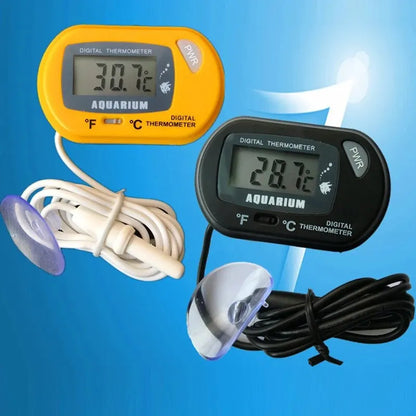 Waterproof LCD Fish Tank & Reptile Habitat Thermometer