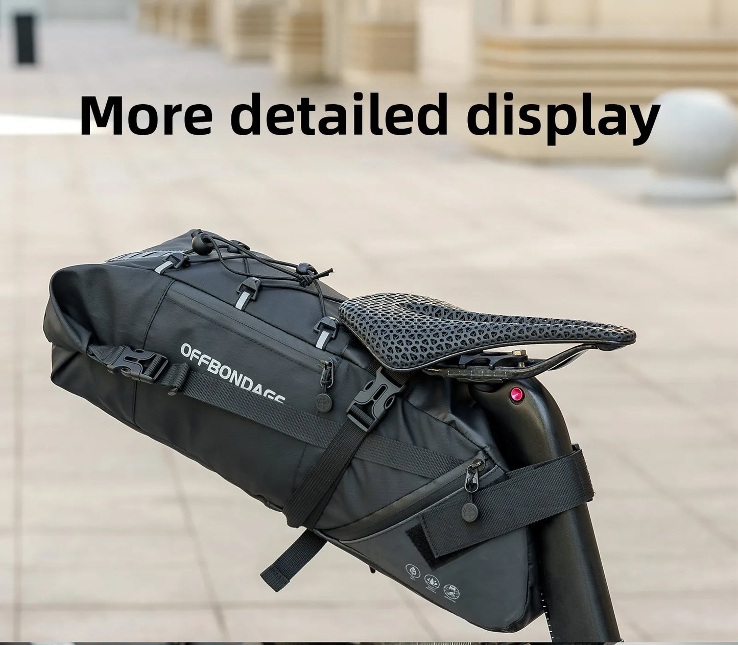 Waterproof Bicycle Saddle Bag 15L